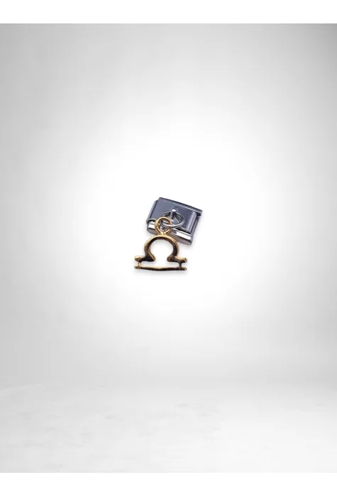 Sallantılı Terazi Burcu Charm Sarı Renk