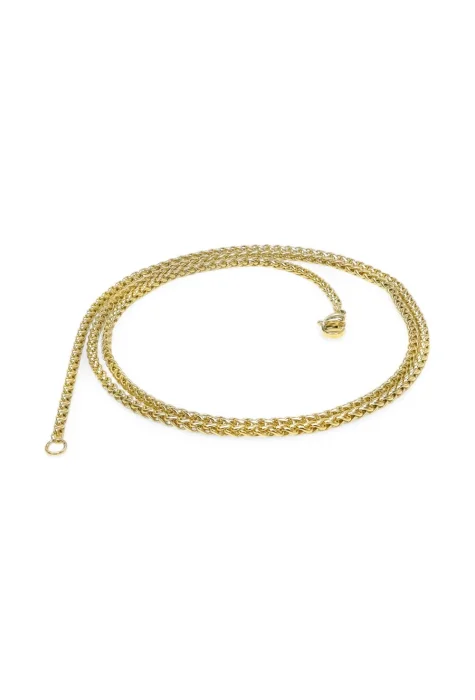 Sarı Renk Çelik Kolye 2.5Mm