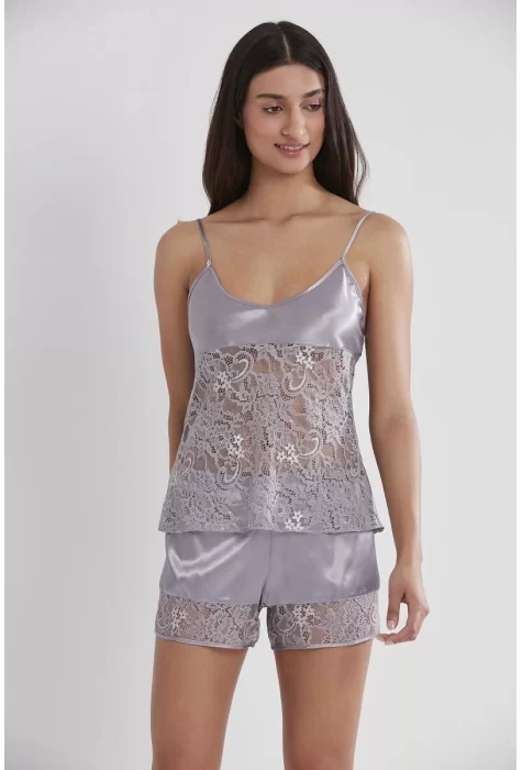 Kaliteli Şık Babydoll Gecelik Takımı - Royal