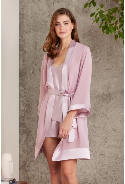 Kaliteli Şık Saten Gelin Çeyiz Seti - Rose