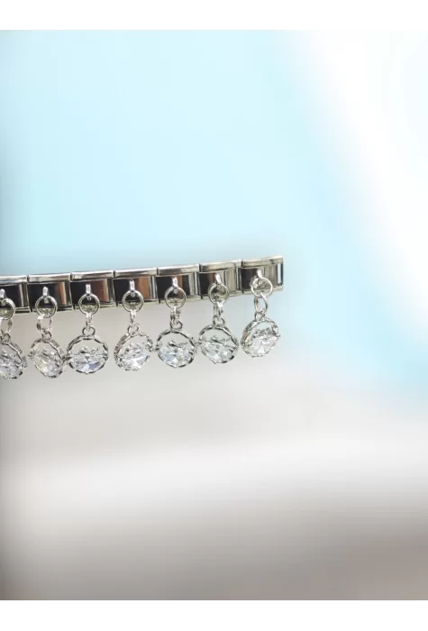 Şeffaf Yunus Detaylı İtalyan Charm