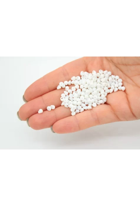 Small Drop Boncuk Beyaz Boncuk 25gr