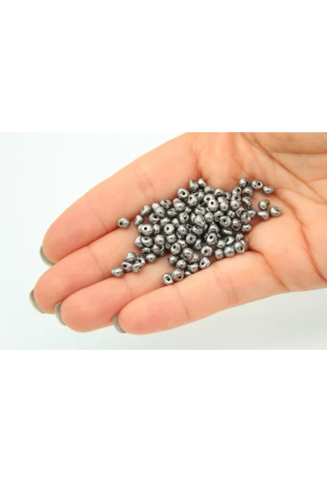 Small Drop Boncuk Kaplama Gri 25gr
