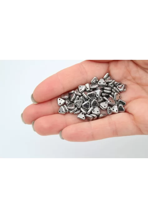 Triangle Boncuk Koyu Gri 25gr