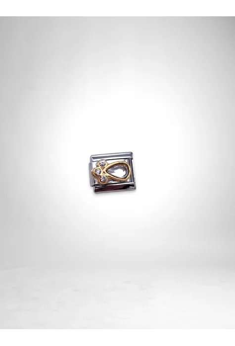Zirkon Taşlı Charm