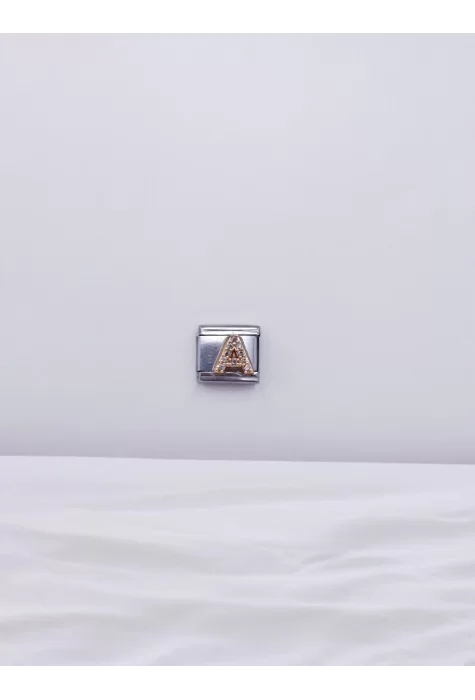 Zirkon Taşlı Harf Charm A
