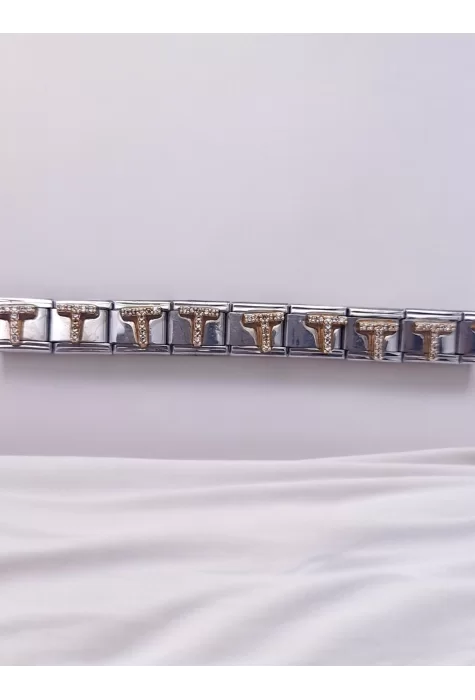 Zirkon Taşlı Harf Charm T