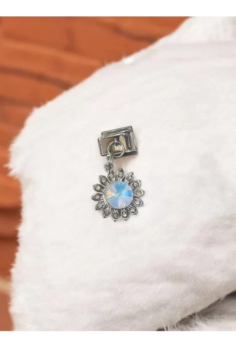 Zirkon Taşlı Sallantılı İtalyan Charm