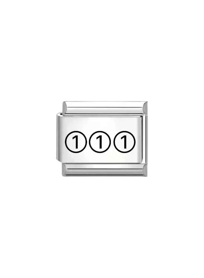 111 Yazılı İtalyan Charm