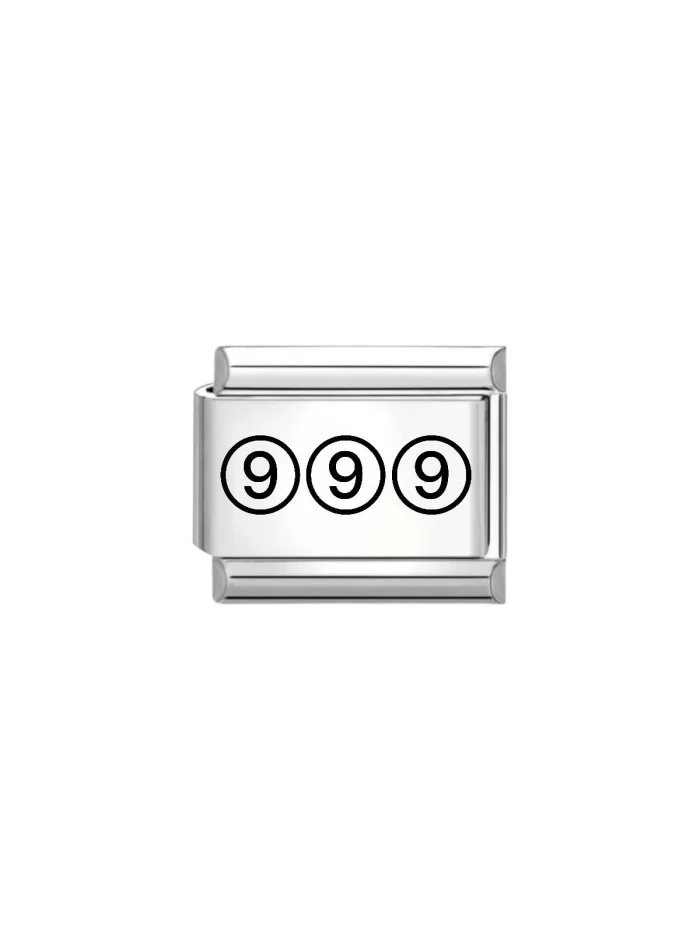 999 Yazılı İtalyan Charm