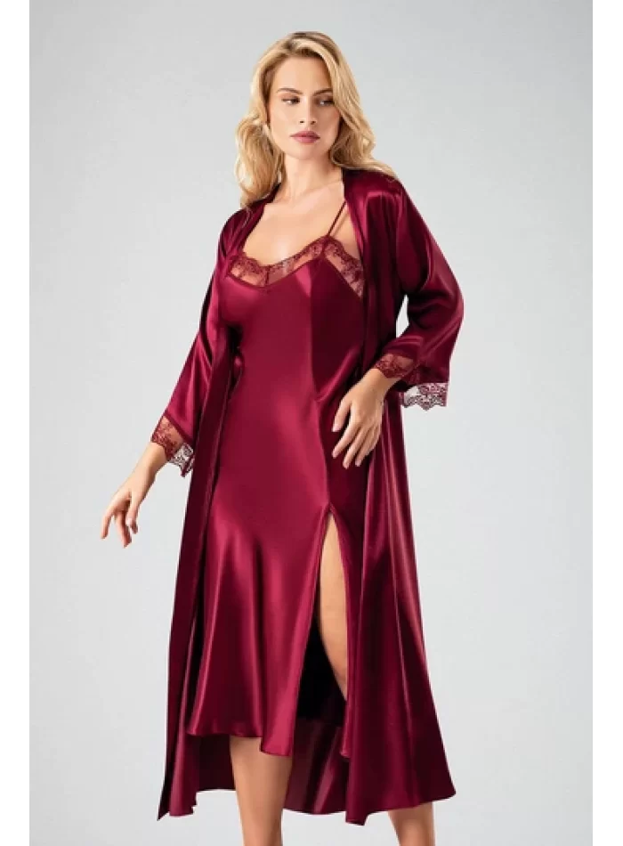 2li Uzun Sabahlık Bordo 7720