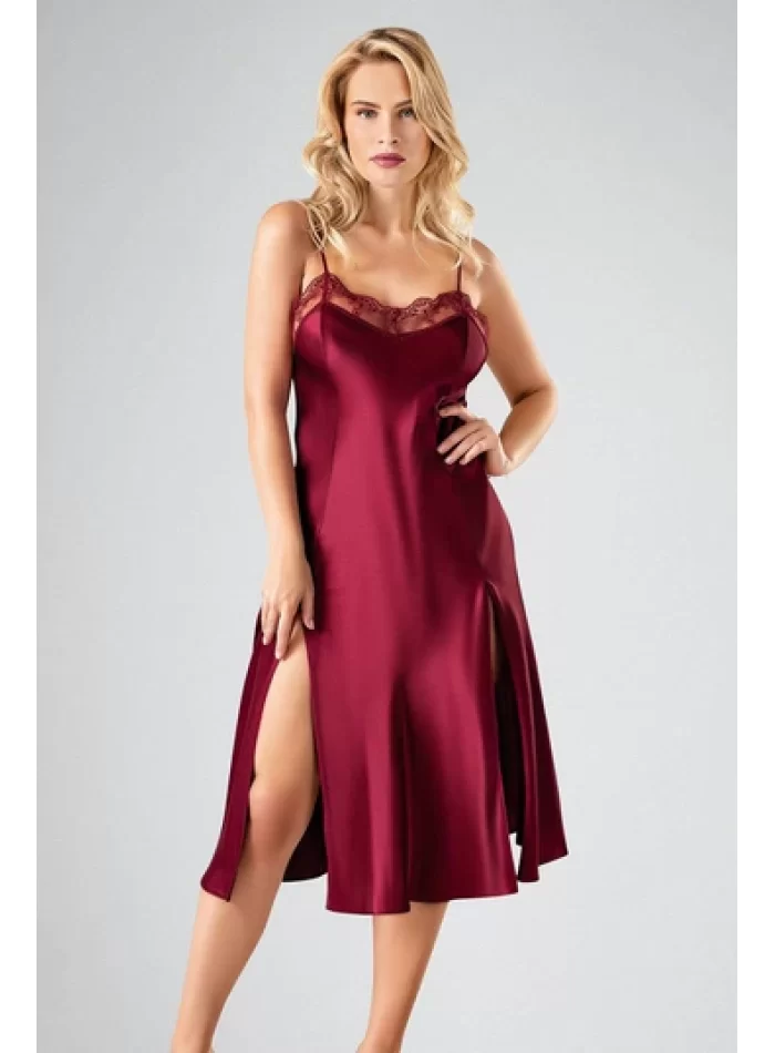 2li Uzun Sabahlık Bordo 7720