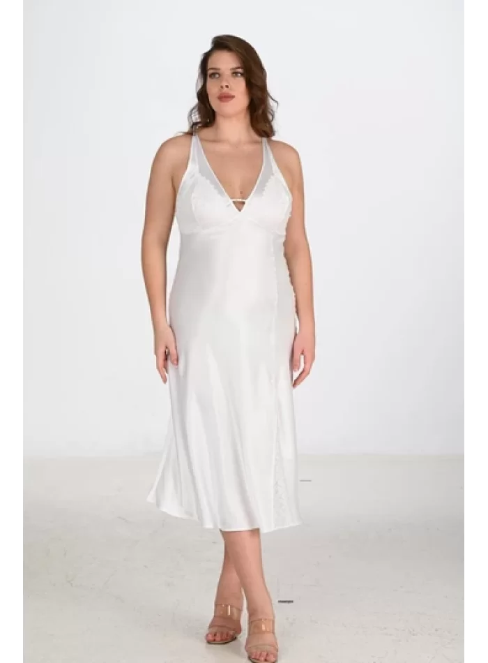 2li Ekru Sabahlık Takımı Bigsize 6224
