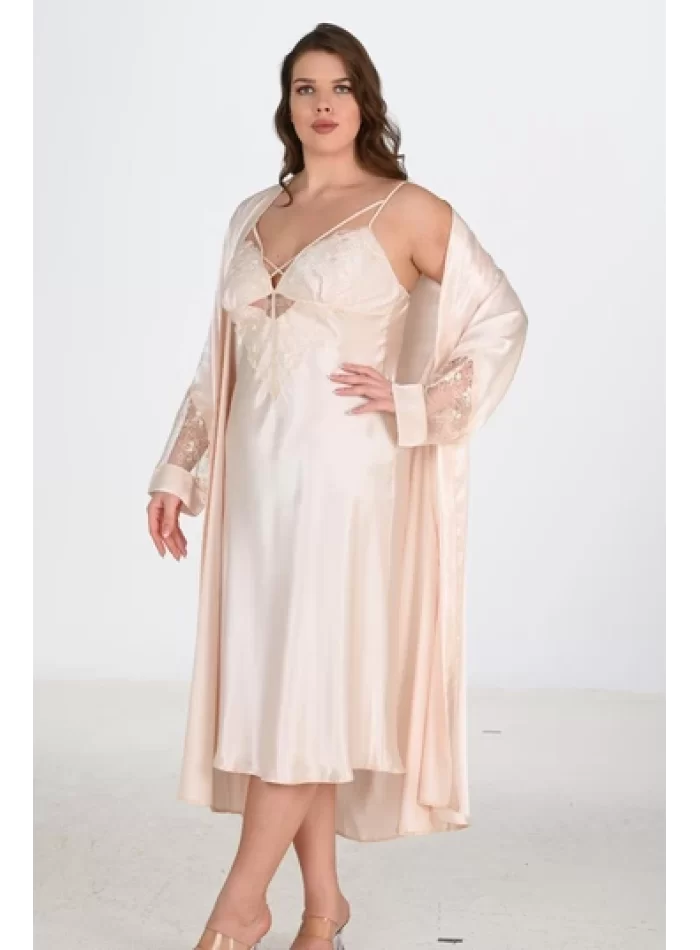 2li Fildişi Sabahlık Takımı Bigsize 6222