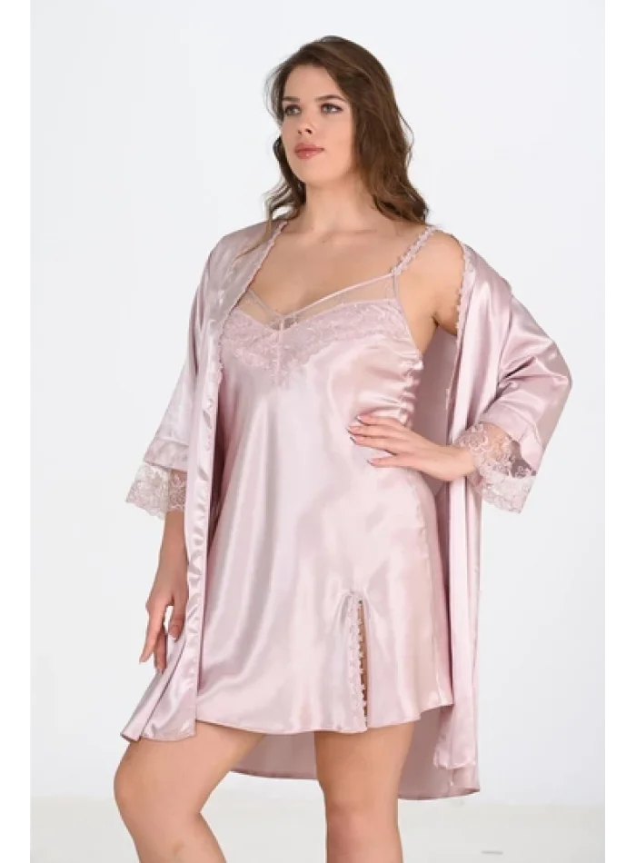 2li Pudra Sabahlık Takımı Bigsize 6214