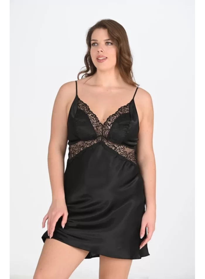 2li Siyah Sabahlık Takımı Bigsize 6201