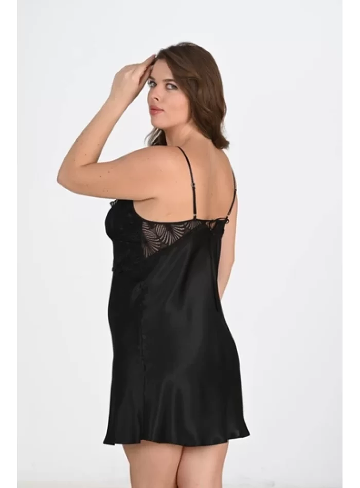 2li Siyah Sabahlık Takımı Bigsize 6213
