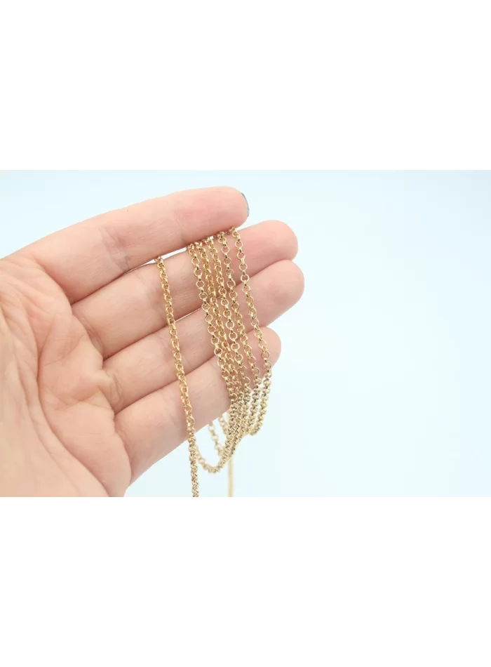 Altın Kap. 2mm Doc Zincir 1mt