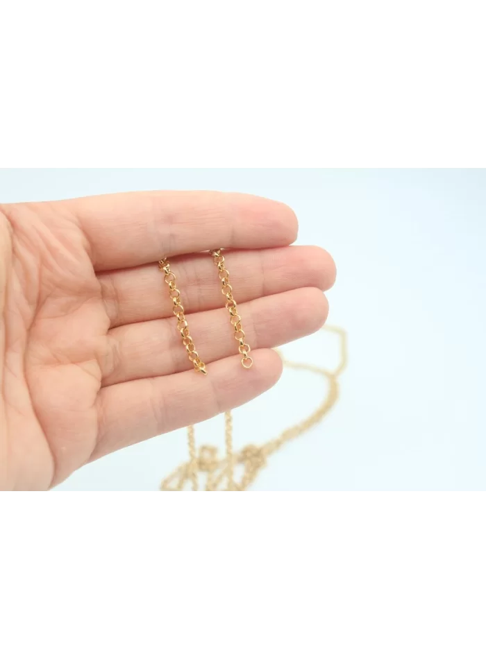 Altın Kap. 3,2mm Doc Zincir 1mt
