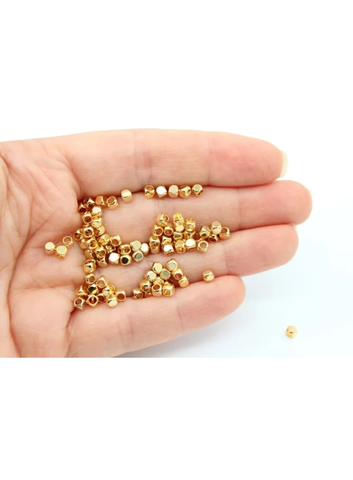 Altın Kap. 3mm Küp 5gr