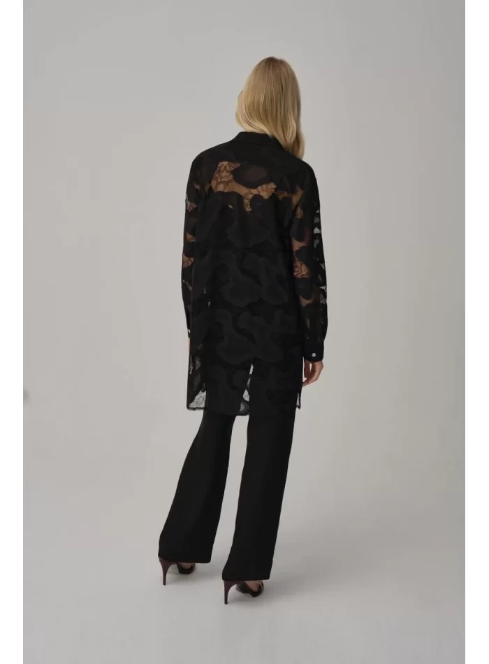 Anna Şık Rahat Kadın Kimono Pijama Takımı Siyah