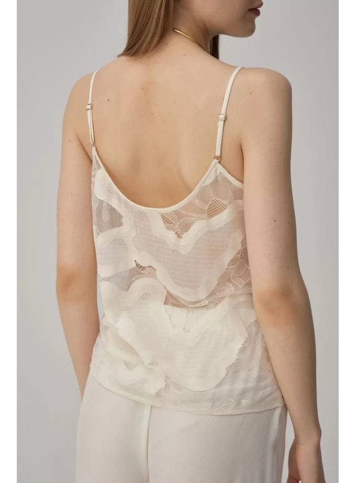 Anna Şık Rahat Kadın Pijama Takımı Beyaz
