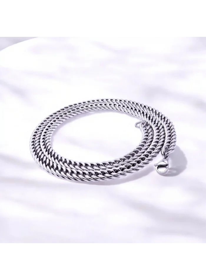 Balık Sırtı Çelik Erkek Kolye 1,6Mm X 4Mm