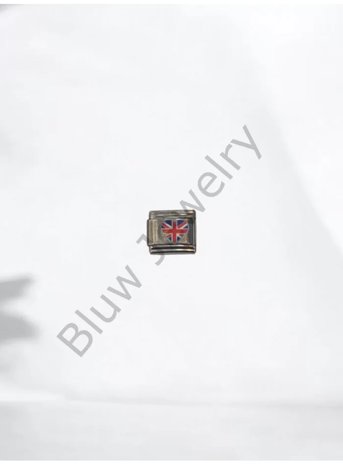 Bayrak Detaylı İtalyan Charm 1