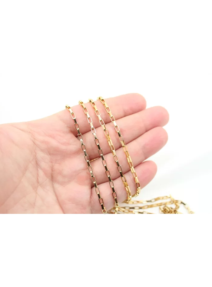 Çelik 2.5mm Küp Zincir
