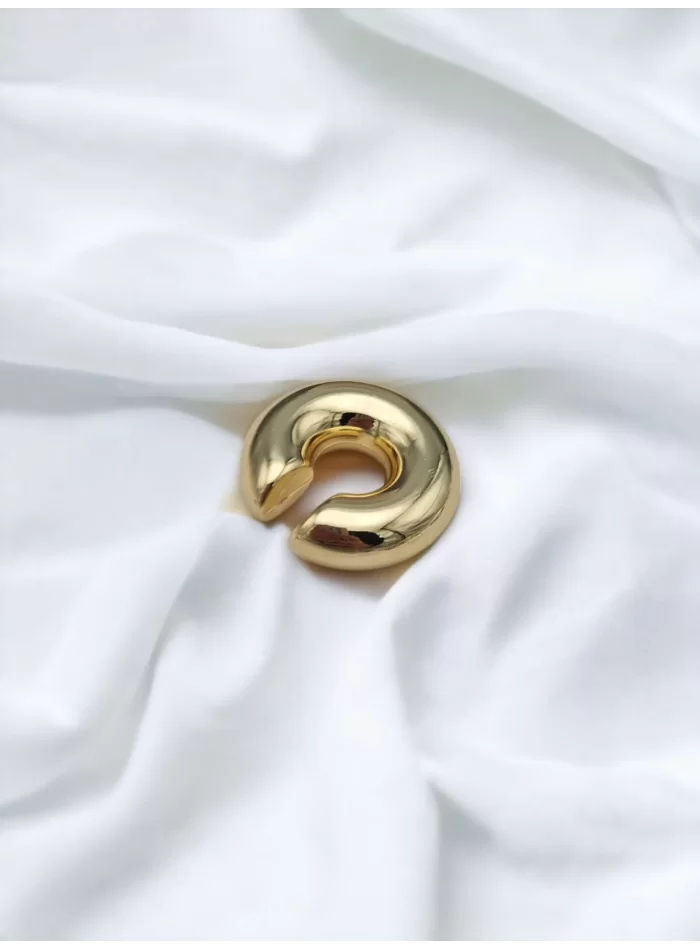 Çelik Kıkırdak Küpe Gold Renk