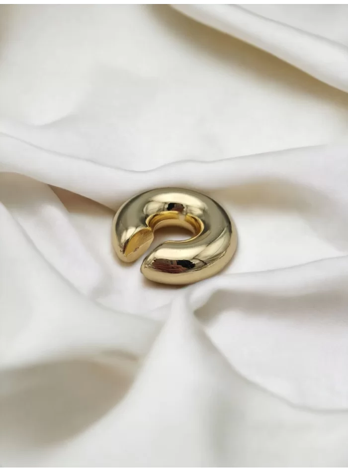 Çelik Kıkırdak Küpe Gold Renk
