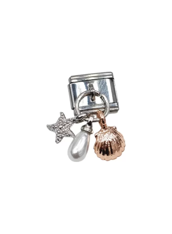 Deniz Yıldızı Deniz Kabuğu Desenli Charm