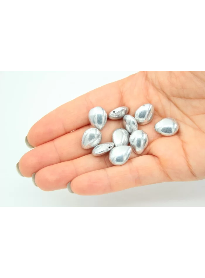 Flat Drop Boncuk Gümüş 25gr