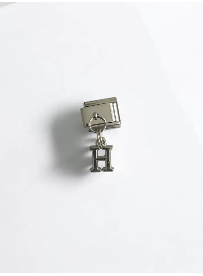 Harf Detaylı İtalyan Charm H