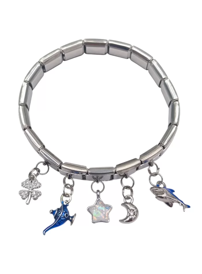 İtalyan Charm Bileklik 5 Charmlı MD1
