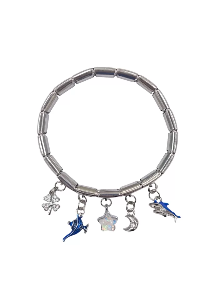 İtalyan Charm Bileklik 5 Charmlı MD1