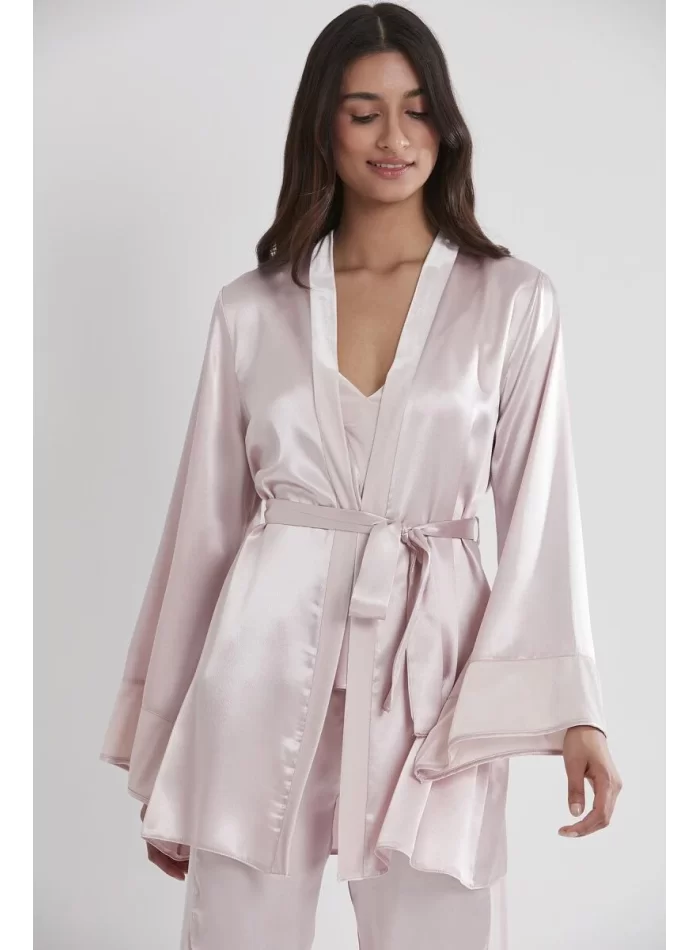 Kaliteli Şık Kadın Pijama Takımı - Pudra Renk