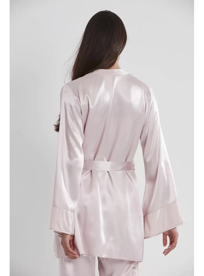 Kaliteli Şık Kadın Pijama Takımı - Pudra Renk