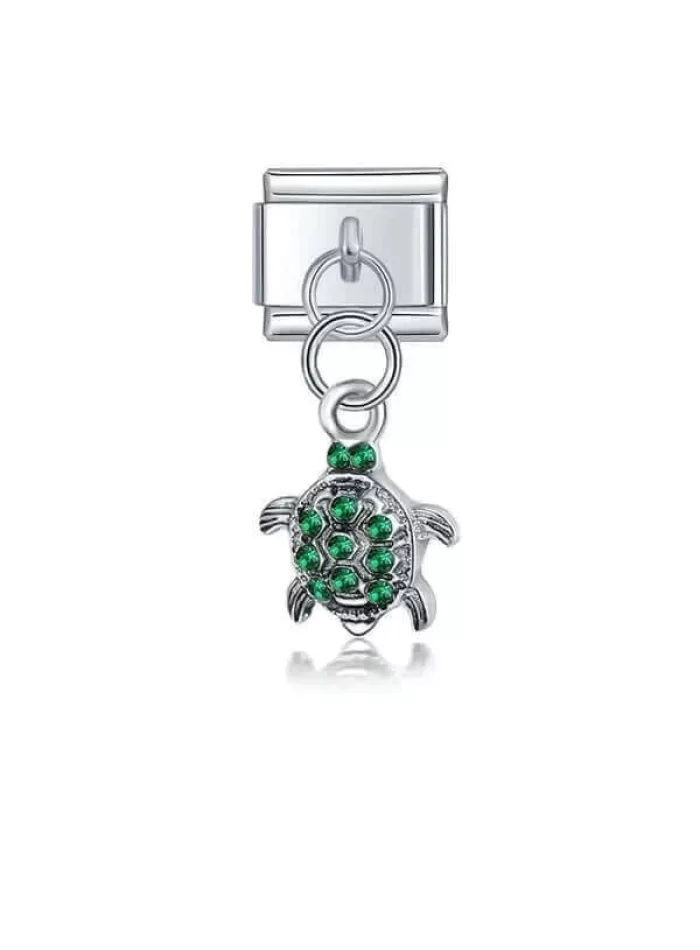 Kaplumbağa Desenli İtalyan Charm