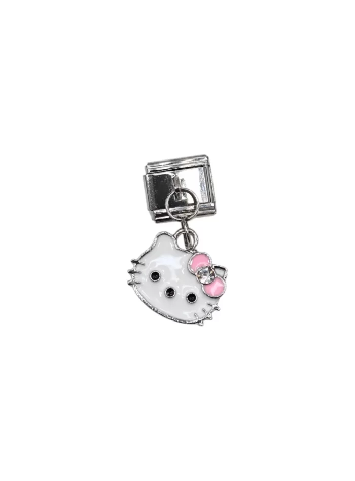 Kedi Desenli İtalyan Charm