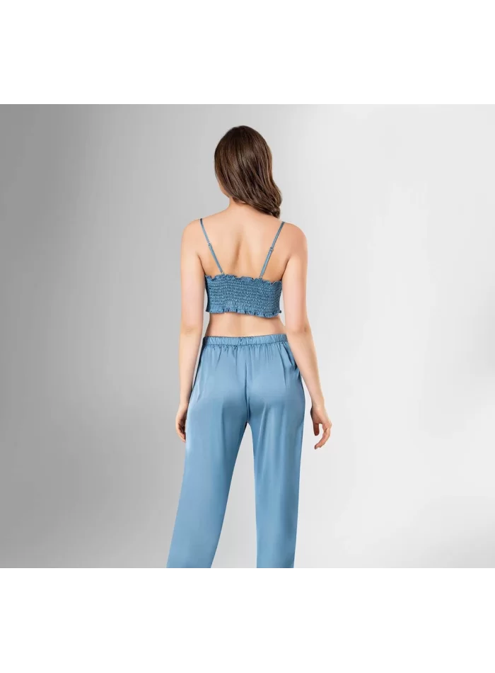 Kaliteli Şık 3lü Pijama Takımı - Azo Frei Onaylı