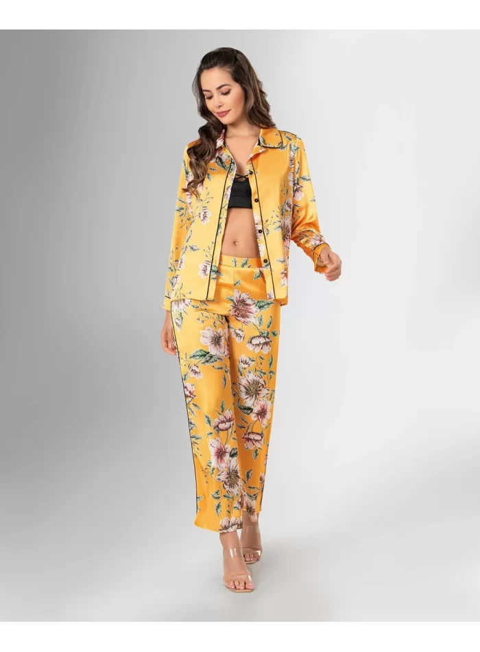 Kaliteli Şık 3lü Pijama Takımı - 1847