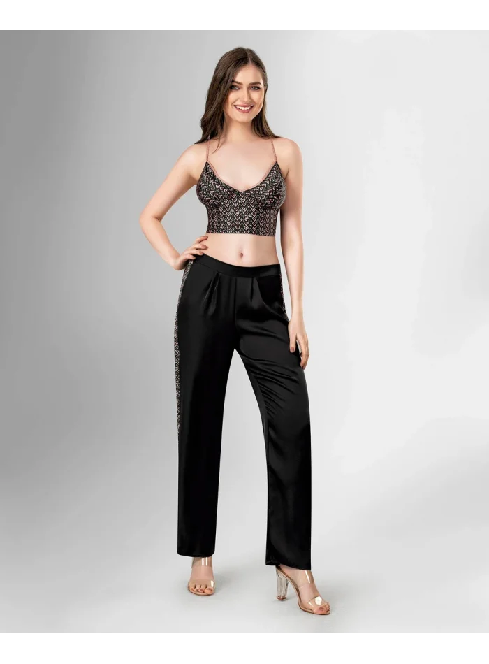 Kaliteli Şık Somon Pijama Takımı