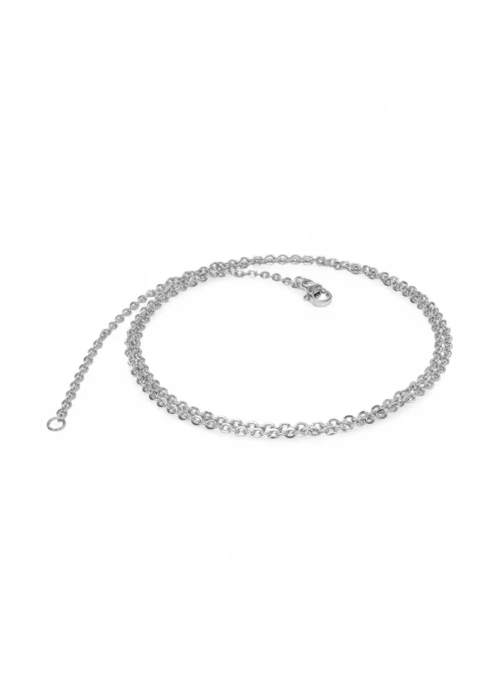 Minik Boy Beyaz Çelik Kolye 0.5Mm