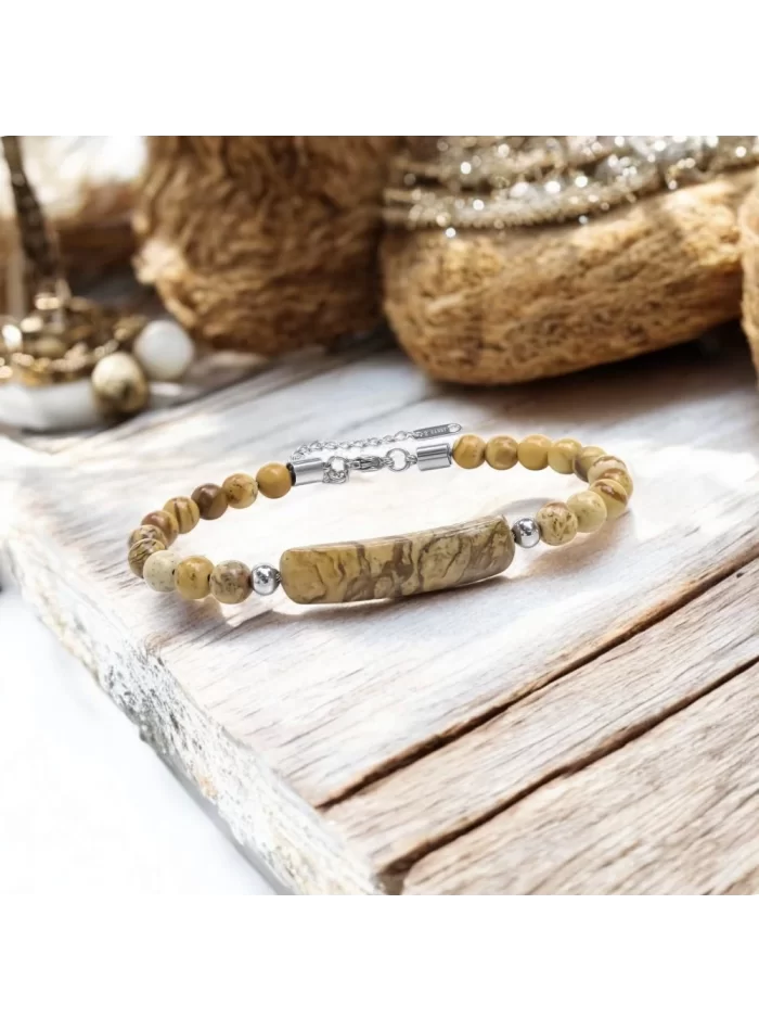 Odun Jasper Taşı Bileklik – Toptan Satış