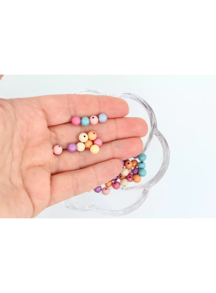 Plastik Renkli Boncuk 10gr