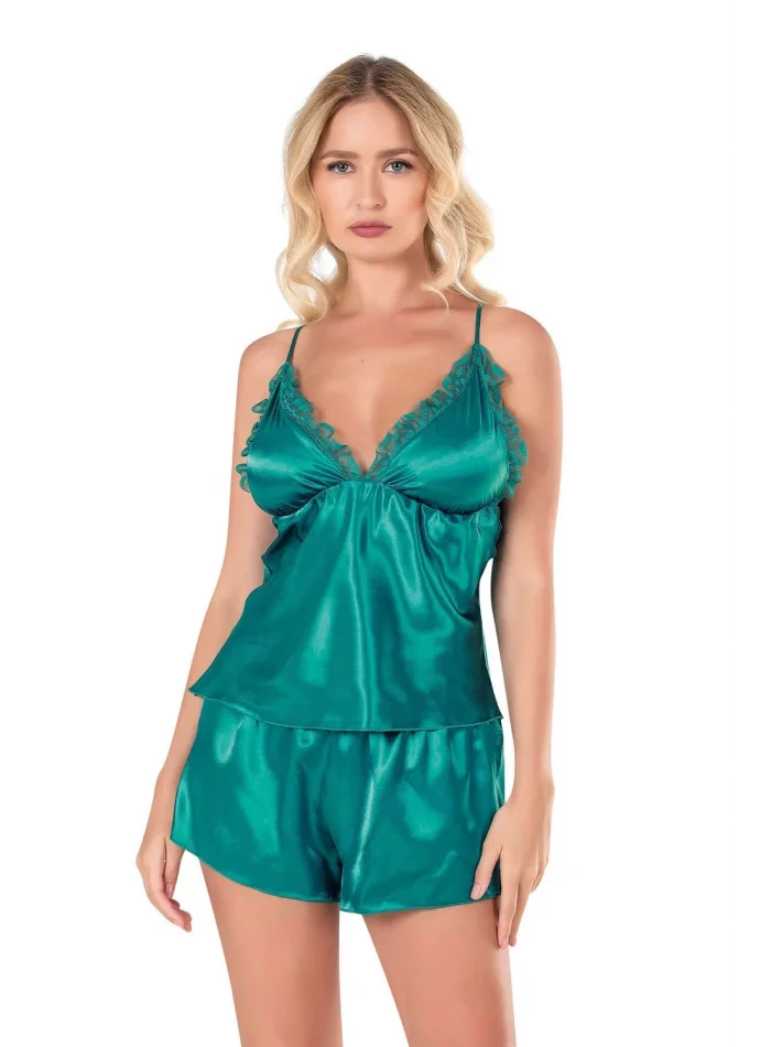 Zümrüt Şık Babydoll Şort Takımı