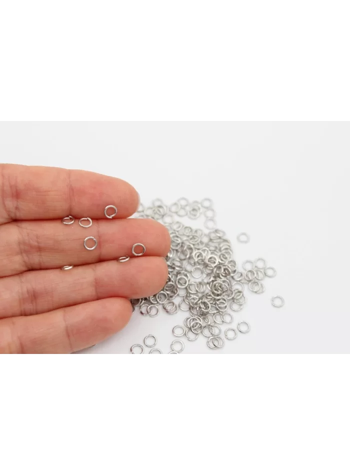 Rodyum Kap. 4mm Halka 10gr