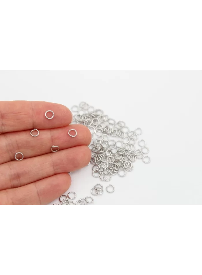 Rodyum Kap. 5mm Halka 10gr