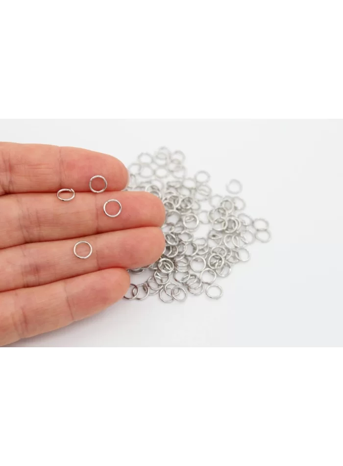 Rodyum Kap. 6mm Halka 10gr
